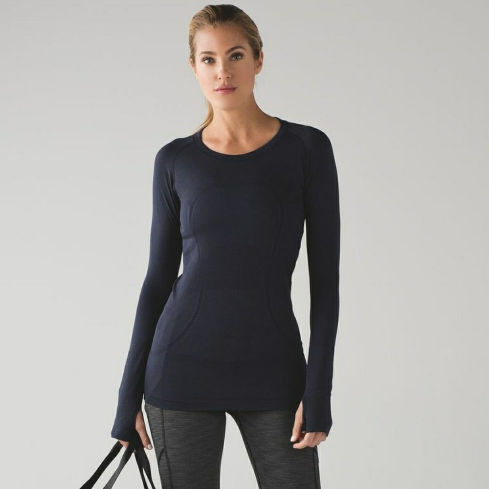 LULULEMON- Midnight Navy Swiftly Tech Longsleeve